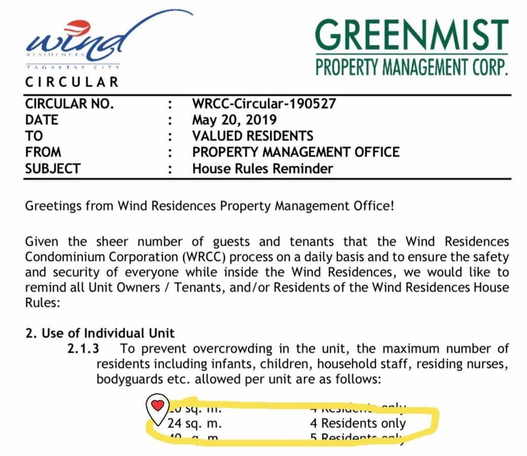 Sabina'S Place Wind Residences Tagaytay Tagaytay City ภายนอก รูปภาพ